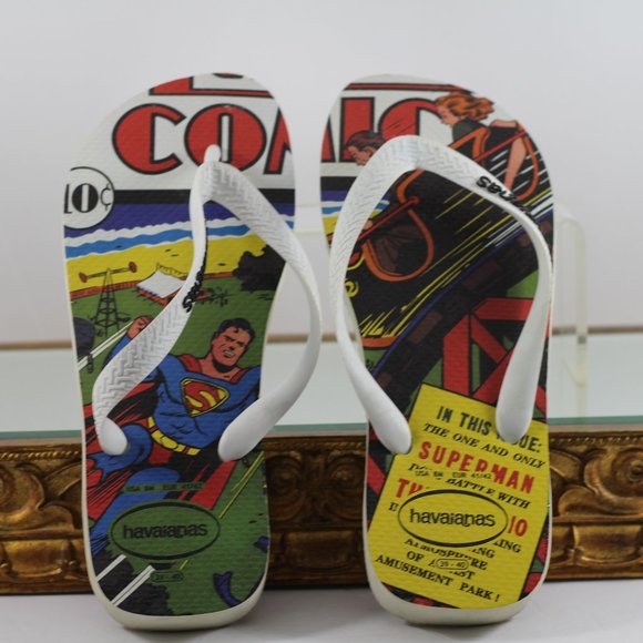 Havaianas w/Superman Comics images - Picture 1 of 16
